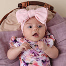 Snuggle Hunny Oversized Bow - Baby Pink