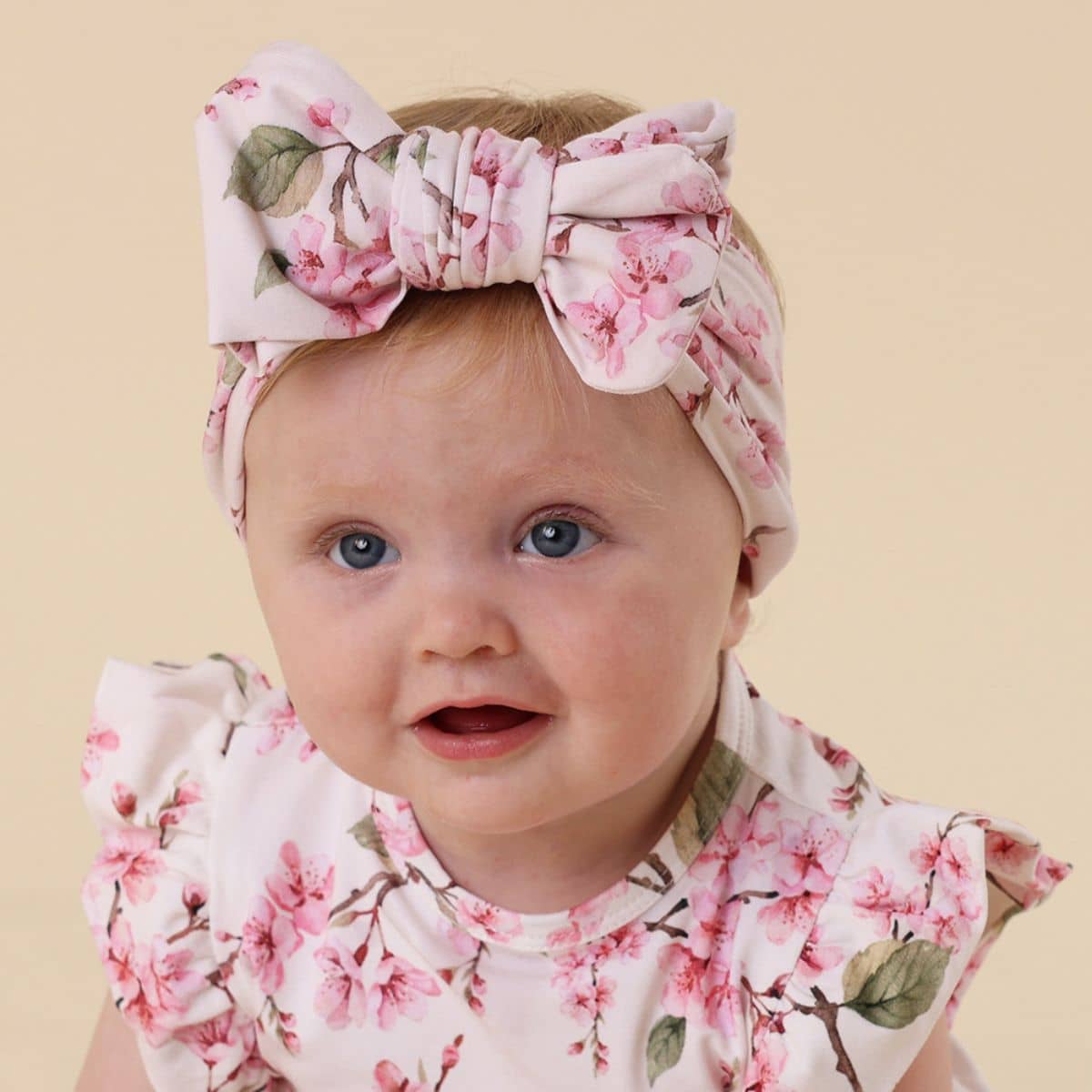 Snuggle Hunny Oversized Bow - Cherry Blossom