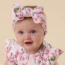 Snuggle Hunny Oversized Bow - Cherry Blossom