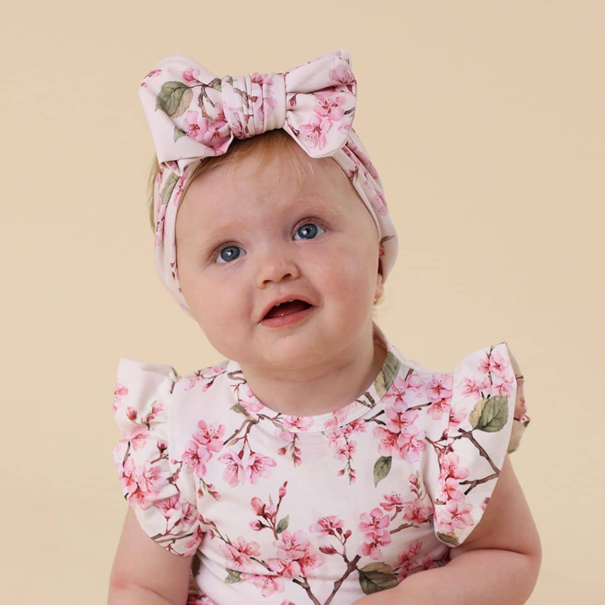 Snuggle Hunny Oversized Bow - Cherry Blossom