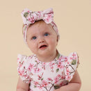 Snuggle Hunny Oversized Bow - Cherry Blossom