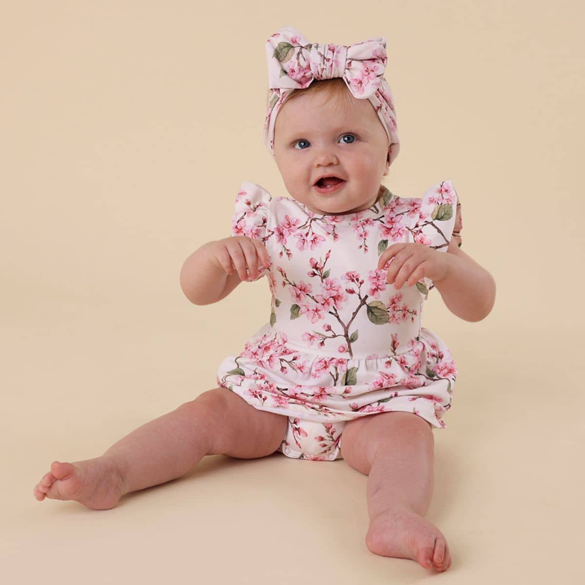 Snuggle Hunny Oversized Bow - Cherry Blossom