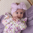 Snuggle Hunny Oversized Bow - Lilac