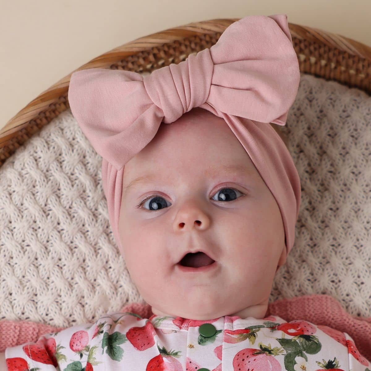 Snuggle Hunny Oversized Bow - Lullaby Pink