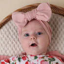 Snuggle Hunny Oversized Bow - Lullaby Pink