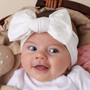 Snuggle Hunny Oversized Bow - Milk