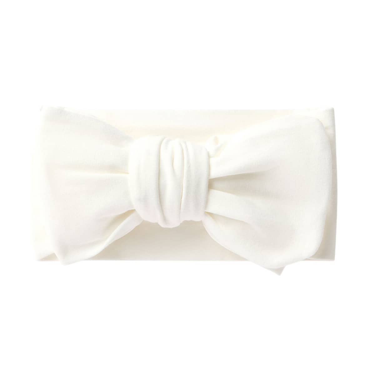 Snuggle Hunny Oversized Bow - Milk