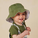 Snuggle Hunny Reversible Cotton Bucket Hat - Little Racers