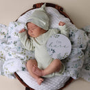 Snuggle Hunny Reversible Milestone Cards - Eden and Olive