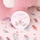 Snuggle Hunny Reversible Milestone Cards - Fairy Garden and Mauve