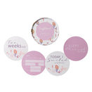 Snuggle Hunny Reversible Milestone Cards - Mermaid and Lilac