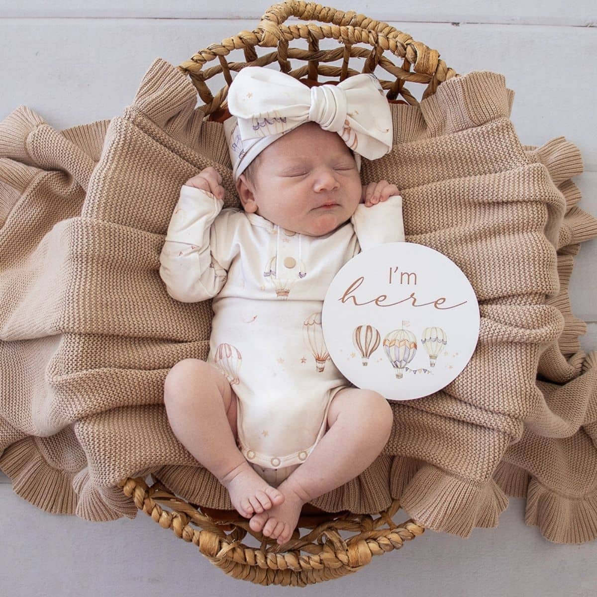 Snuggle Hunny Reversible Milestone Cards - Up & Away and Pebble