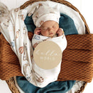 Snuggle Hunny Reversible Milestone Cards - Up & Away and Pebble