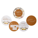 Snuggle Hunny Reversible Milestone Cards - Vintage Cars and Bronze