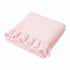 Snuggle Hunny Ruffle Knit Baby Blanket - Blush Pink