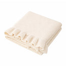 Snuggle Hunny Ruffle Knit Baby Blanket - Cream