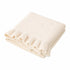 Snuggle Hunny Ruffle Knit Baby Blanket - Cream