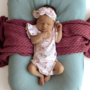 Snuggle Hunny Short Sleeve Bodysuit - Alice's Tea Party