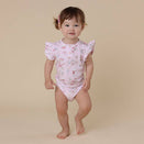 Snuggle Hunny Short Sleeve Bodysuit - Alice's Tea Party