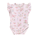 Snuggle Hunny Short Sleeve Bodysuit - Alice's Tea Party