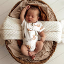 Snuggle Hunny Short Sleeve Bodysuit - Bears