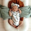 Snuggle Hunny Short Sleeve Bodysuit - Eden
