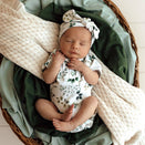 Snuggle Hunny Short Sleeve Bodysuit - Eden