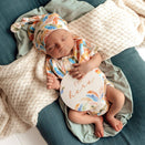 Snuggle Hunny Short Sleeve Bodysuit - Summer Palm