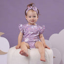 Snuggle Hunny Short Sleeve Bodysuit - Swan Lake