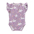 Snuggle Hunny Short Sleeve Bodysuit - Swan Lake
