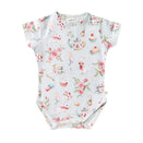 Snuggle Hunny Short Sleeve Bodysuit - White Rabbit