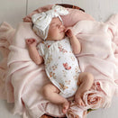 Snuggle Hunny Short Sleeve Kimono Bodysuit - Butterfly