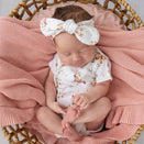 Snuggle Hunny Short Sleeve Kimono Bodysuit - Butterfly