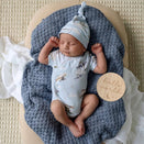 Snuggle Hunny Short Sleeve Kimono Bodysuit - Taking Flight