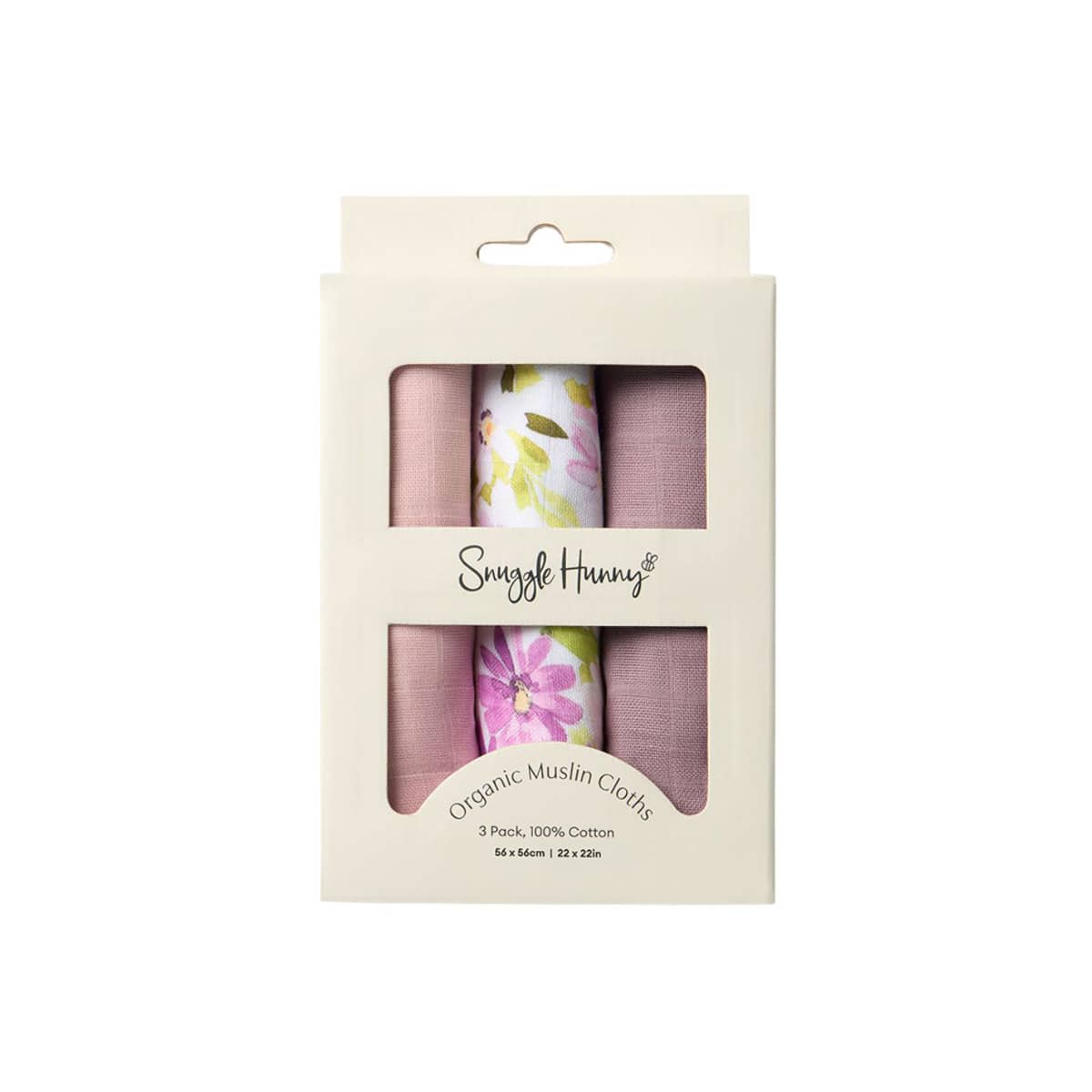 Snuggle Hunny Small Organic Muslin Cloths - Isla / Dusk / Fairytale