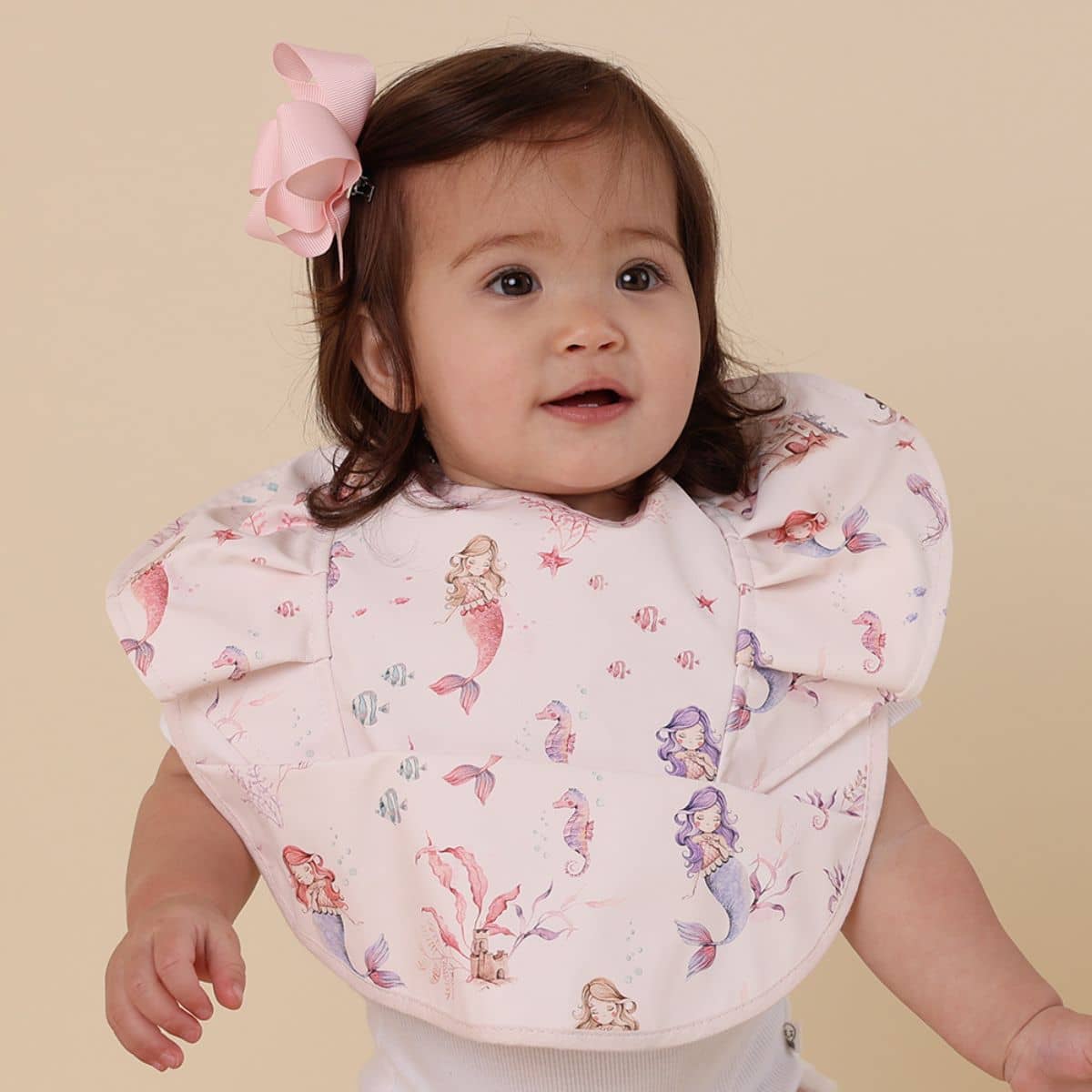 Snuggle Hunny Waterproof Snuggle Bib - Mermaid Frill