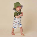 Snuggle Hunny Snuggle Overall Shorts - Little Racers