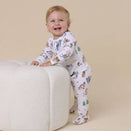 Snuggle Hunny Zip Footie - Dragon