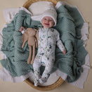 Snuggle Hunny Zip Footie - Eden