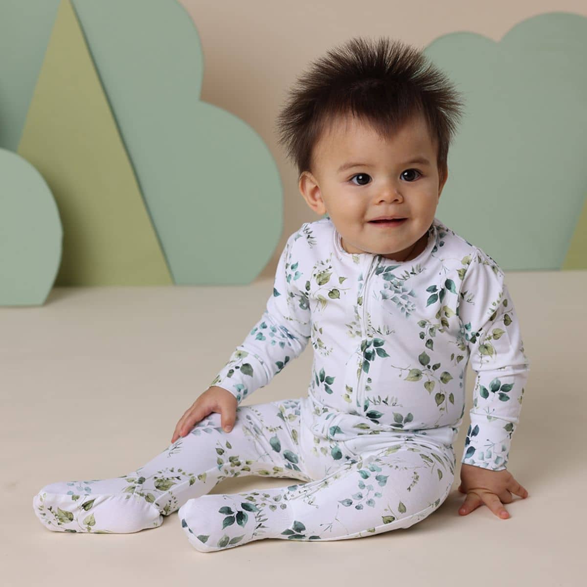 Snuggle Hunny Zip Footie - Eden