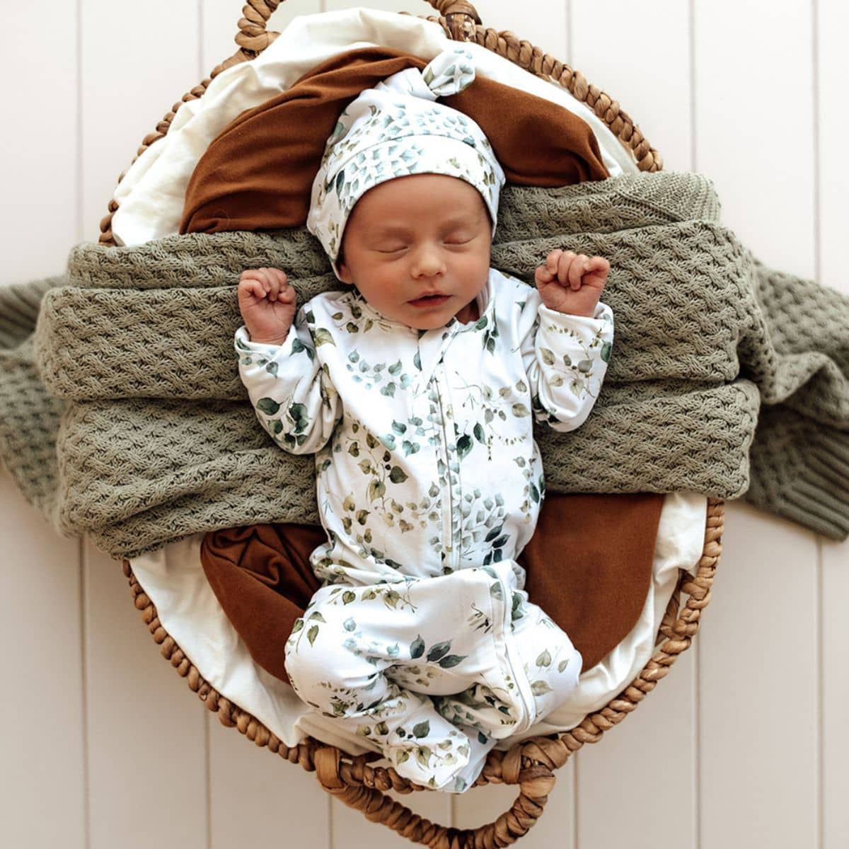 Snuggle Hunny Zip Footie - Eden