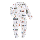 Snuggle Hunny Zip Footie - Trains