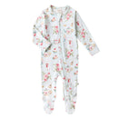 Snuggle Hunny Zip Footie - White Rabbit