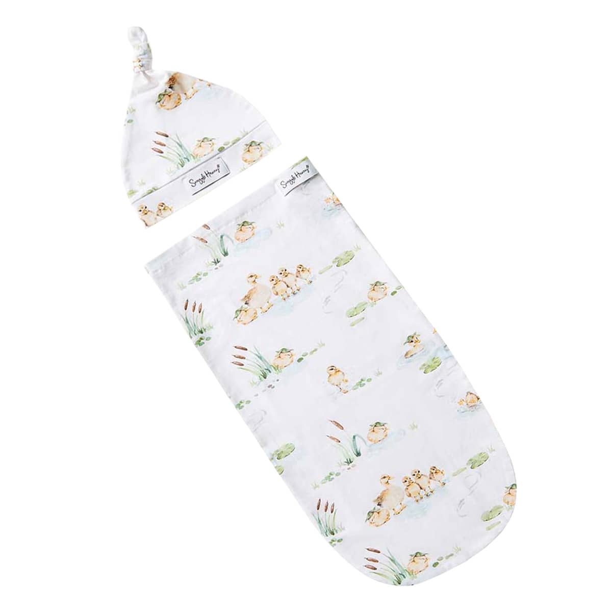 Snuggle Hunny Snuggle Swaddle Sack with Matching Headwear - Duck Pond