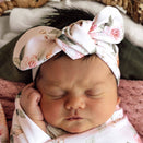 Snuggle Hunny Topknot Headband - Birds & Blooms