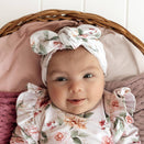 Snuggle Hunny Topknot Headband - Birds & Blooms