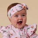 Snuggle Hunny Topknot Headband - Birds & Blooms