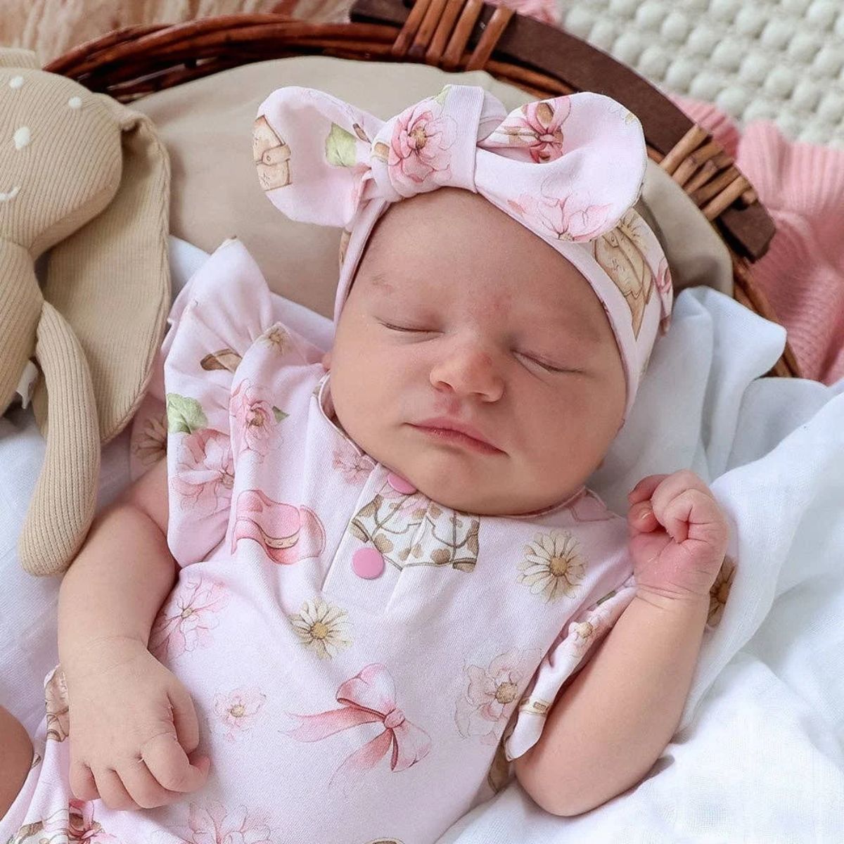 Snuggle Hunny Topknot Headband - Boots & Bows