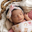 Snuggle Hunny Topknot Headband - Boots & Bows