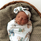 Snuggle Hunny Topknot Headband - Dragon